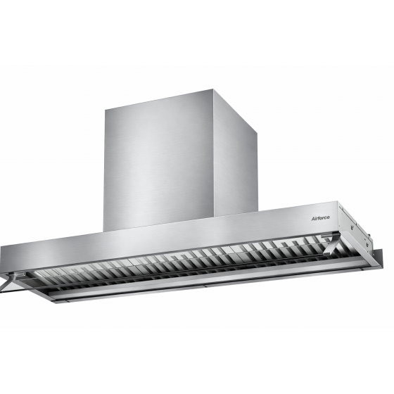 AIRFORCE F300 NoDrop IX/A/90 90cm Inox Απορροφητήρας Εντοιχιζόμενος Τζάκι